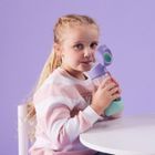 b.box, zestaw mini lunchbox + butelka tritanowa ze słomką, 450 ml, Lilac Pop