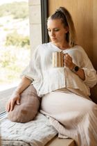 Beaba, Big Flopsy, ergonomiczna poduszka rogal dla kobiet w ciąży i karmiących, cacao