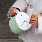 Beaba, Pick 'n' Snack, silikonowy kubek niewysypek na przekąski, 460ml, Sage Green