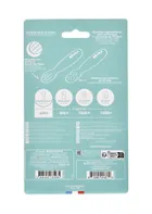 Beaba, zestaw silikonowych pierwszych łyżeczek-gryzaków, praline/clay, 2 szt.