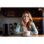 Berdsen, czajnik elektryczny, czarno-srebrny, 1,7l, BD-71