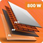 Berdsen, grzejnik na podczerwień, promiennik podczerwieni, 800W, BD-986