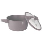 Berlinger Haus, Taupe, garnek tytanowy z pokrywą, 6.1l