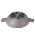 Berlinger Haus, Taupe, wok tytanowy z pokrywą, 30 cm