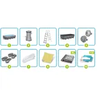 Bestway, basen ogrodowy, stelażowy, 10w1, 488-244-122 cm