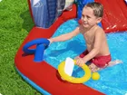 Bestway, Spider-Man, basen dmuchany ze zjeżdzalnią, wodny plac zabaw, 211-206-127 cm