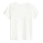 Biała koszulka basic z bawełny czesanej NOWEAR