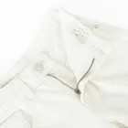 Białe jeansowe szorty wide z regulacją Cool Club