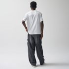 Biały t-shirt basic o kroju oversize NOWEAR