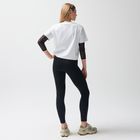 Biały t-shirt cropp z bawełny czesanej NOWEAR