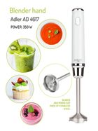 Blender Ręczny Adler Ad 4617 White
