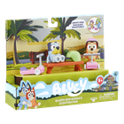 Bluey, Jazda na hulajnodze, zestaw figurek, 2 szt.