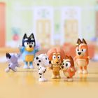 Bluey, rodzinka, figurki, 8 szt.