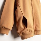 Bluza bomberka chłopięca, rozpinana, beżowa, Nicol