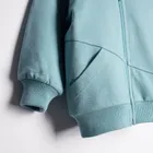 Bluza bomberka chłopięca, rozpinana, niebieska, Nicol