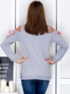 Bluza damska, szara, Factory Price