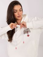 Bluza damska z kapturem, biała, Sublevel