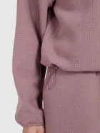 Bluza damska z kapturem, brązowa, 4F