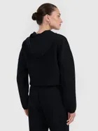 Bluza damska z kapturem, czarna, 4F