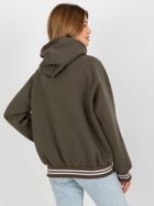 Bluza damska z kapturem, khaki, Relevance