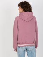 Bluza damska z kapturem, różowa, Relevance