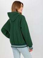 Bluza damska z kapturem, zielona, Relevance