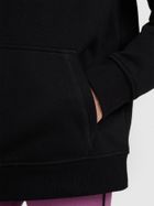 Bluza dziewczęca z kapturem, czarna, 4F