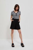 Bluzka damska z krótkim rękawem, mix, Moodo