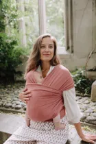 Boba, Wrap, chusta do noszenia dziecka, brudny róż