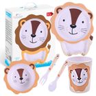 Bocioland, Lew, zestaw naczyń, 5 elementów