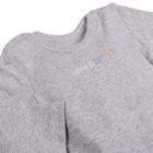 Body dziecięce z długim rękawem, bawełna organiczna, białe, szare, zestaw, 2 szt., Esprit