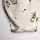 Body dziewczęce z długim rękawem, beżowe, Nicol