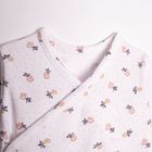 Body dziewczęce z długim rękawem, białe, Nicol