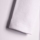 Body dziewczęce z długim rękawem, białe, Nicol