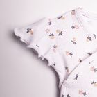 Body dziewczęce z krótkim rękawem, białe, Nicol