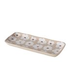 Boltze Home, Canea, patery ceramiczne w kwiaty, 13-15 cm