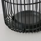 Boltze Home, Cindy, lampion metalowy ze szklanym wkładem, 14 - 20 cm