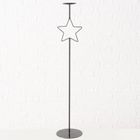 Boltze Home, Guila, metalowe świeczniki z gwiazdką, wys. 54,5-99,5 cm, 3 szt.
