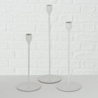 Boltze Home, Malte, metalowe świeczniki na świece obiadowe