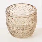 Boltze Home, zestaw szklanych dekoracji, Cherin, świeczniki i wazon