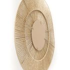 Boltze, Maral, dekoracyjne lustro w plecionej ramie, 75 cm