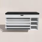 Boximo, Gradia, szafka na buty z siedziskiem i wysuwanymi półkami, 100-34-50 cm