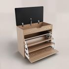 Boximo, Vault, szafka na buty z siedziskiem i wysuwanymi półkami, 57-30-53 cm