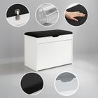 Boximo, Vault, szafka na buty z siedziskiem i wysuwanymi półkami, 57-30-53 cm