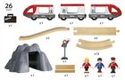 Brio World, Kolejka drewniana, zestaw startowy, 26 elemenów