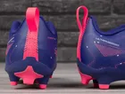 Buty piłkarskie dziecięce, korki, fioletowe, Puma Ultra 5 Play FG/AG