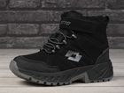 Buty zimowe dziecięce, czarne, Lotto Ketcham Tex K