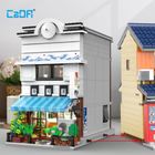 Cada, Sklep z Sushi, budynek w japońskim stylu, LED, klocki konstrukcyjne, 1665 elementów