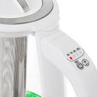 Camry, czajnik szklany z zaparzaczem oraz regulacją temperatury, 2l, 60–100°C