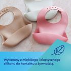 Canpol babies, Dots, śliniak silikonowy z kieszonką, pink